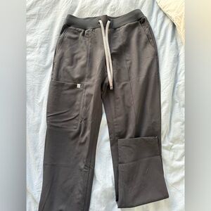 Fabletics black straight leg scrub pants